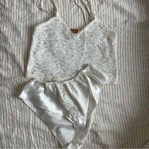 Vintage Victoria's Secret Gold Label Matching Set - Cami and Shorts